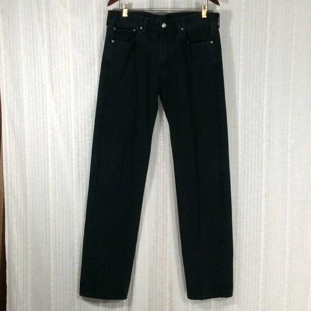 Levi’s 505 High Rise Black Straight Leg JeanW36L36